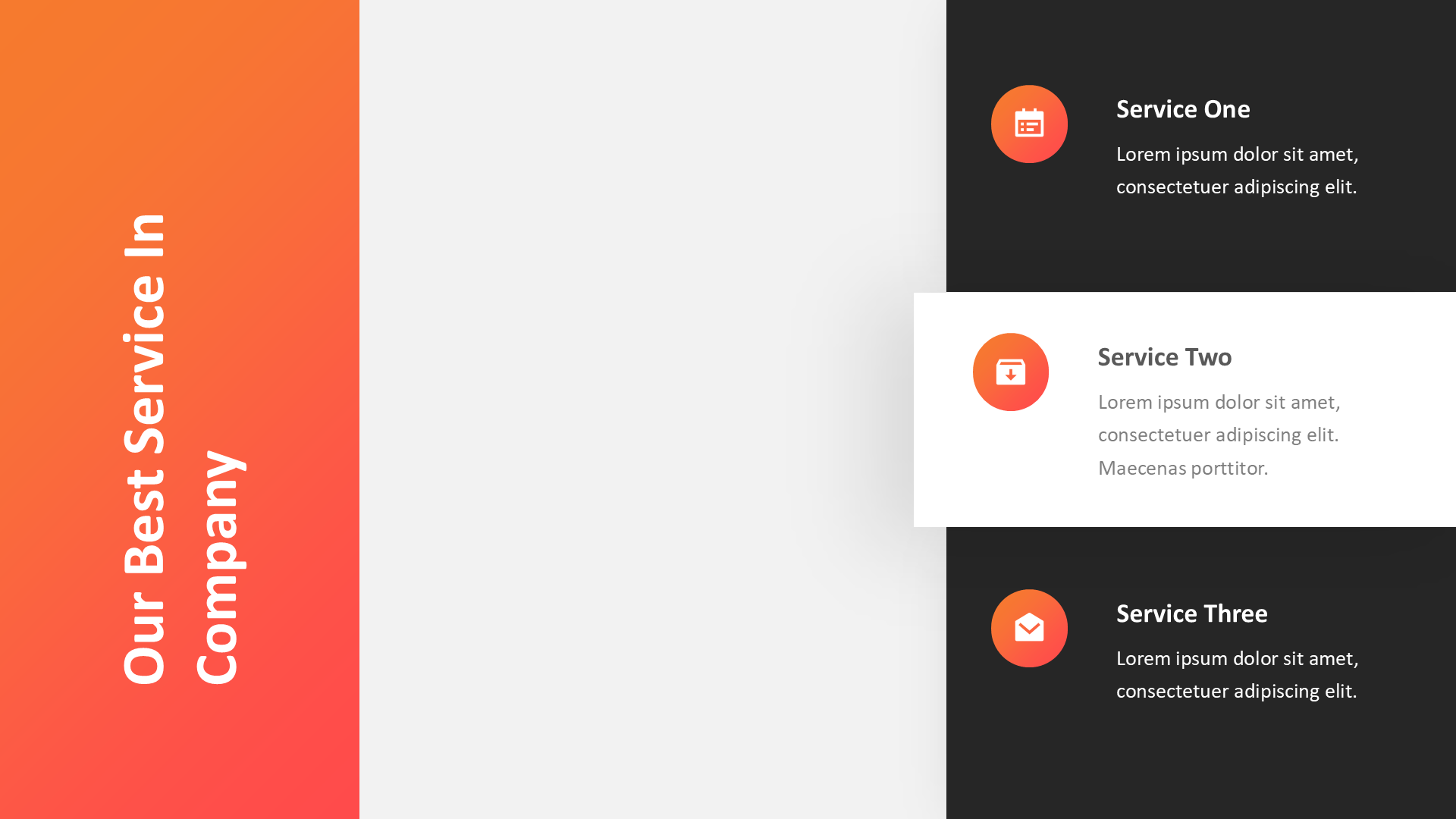 Service Business - Light (no Image) slide 3